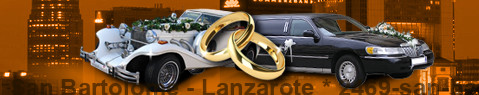 Voiture de mariage San Bartolomé - Lanzarote | Limousine de mariage