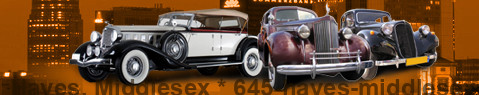 Vintage car Hayes, Middlesex | classic car hire